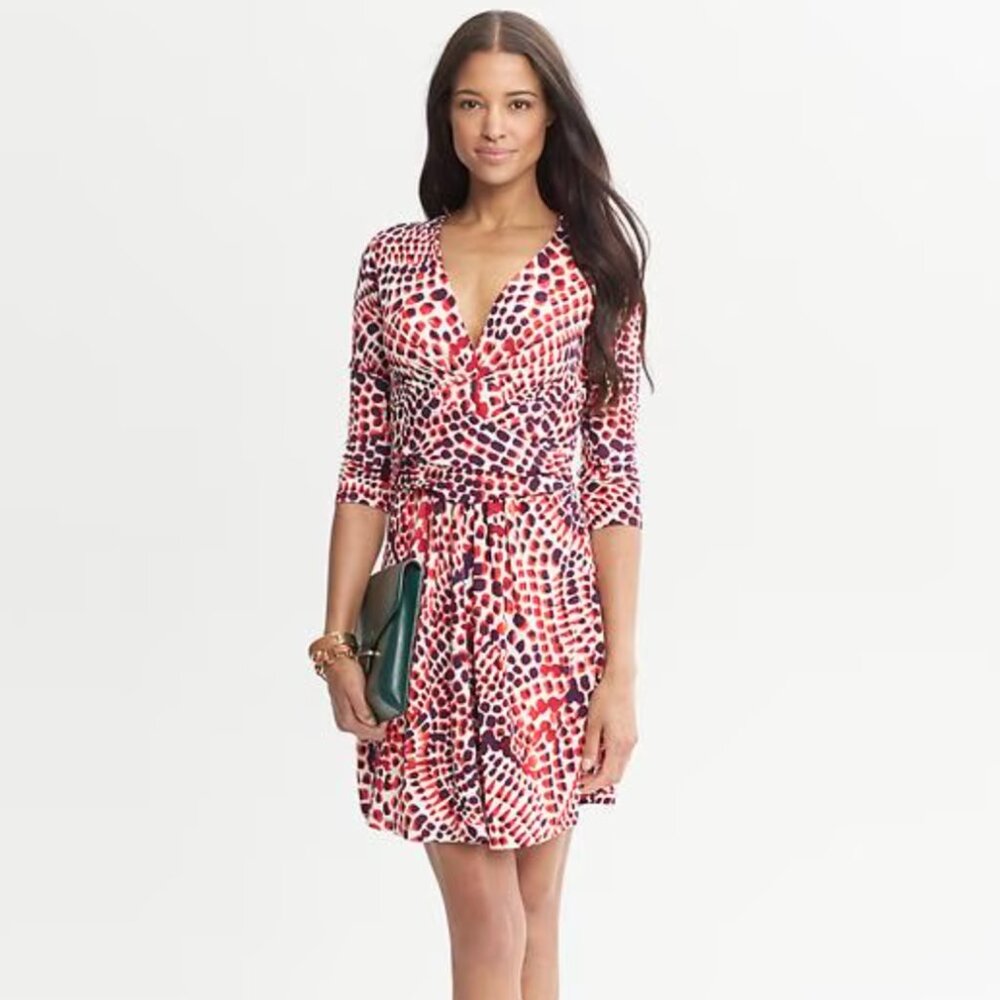 Issa x Banana Republic Wrap Dress, Petite Small, EUC